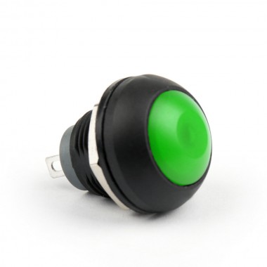 10pcs Green 12mm Electric Domed Head Momentary Push Button