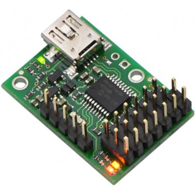 Controlador servo 6 canales por USB