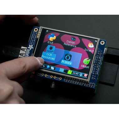 PiTFT - Assembled 320x240 2.8 TFT Touchscreen for Raspberry Pi