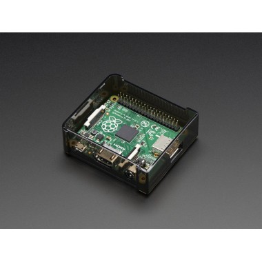 Adafruit Raspberry Pi A Case - Smoke Base w/ Clear Top