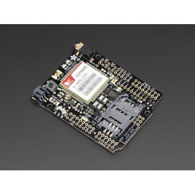 Adafruit FONA 808 Shield - Mini Cellular GSM   GPS for Arduino