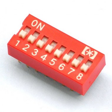 8 Positions DIP Switch - 16 Pins