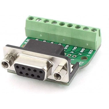 DB9 Female to Terminal Adapter