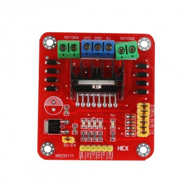 L298N Dual H Bridge DC or Stepper Motor Driver Board