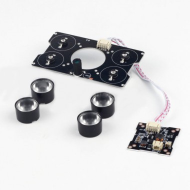 Infrared IR 4 LED Board Wateproof for CS M12 Mount Fixed Lens Camera Shell Case