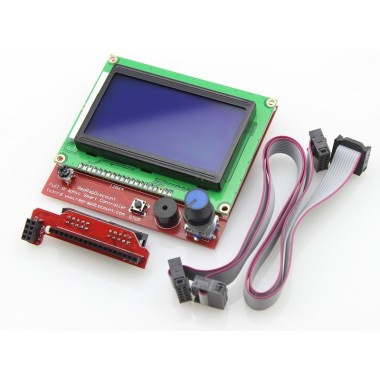 12864 Smart LCD Controller With Adapter For RepRap Ramps 1.4