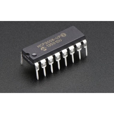 MCP3008 - 8-Channel 10-Bit ADC With SPI Interface