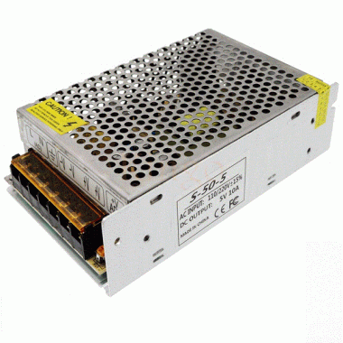 5V 10A 50W Power Supply for LED Strip