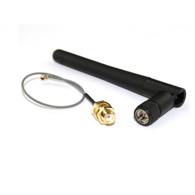 2.4G WIFI SMA Antenna plus 20cm IPX Adapter Cable