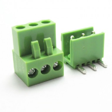 5.08mm Right Angle Screw Terminal block - 3 pin