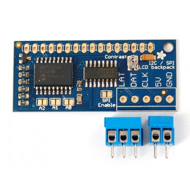 Interfaz I2C/SPI para LCD