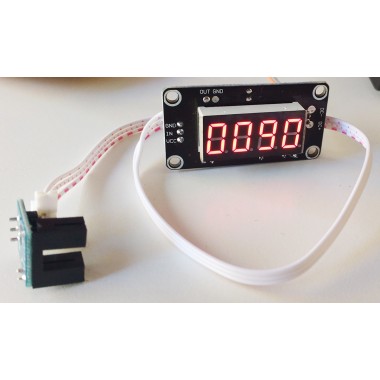 Groove coupler sensor with digital display module (speed/counter/timer)