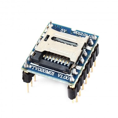 WTV020 WTV020-SD WTV020SD-20SS Mini SD Card MP3 Sound Module ForArduino 2560 UNO R3 WTV020-SD-16P