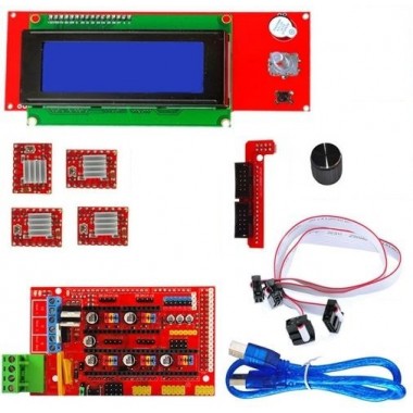 RAMPS 1.4 3D Printer Shield with LCD Control Panel and Drivers