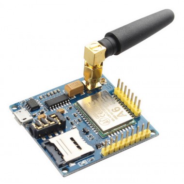 A6 GSM/GPRS Dev Board Module With Antenna