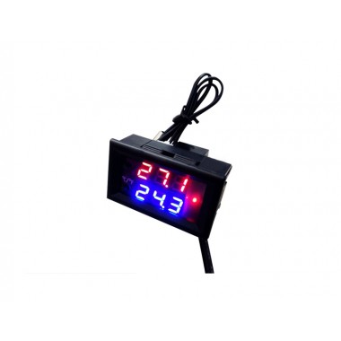 Microcomputer Adjustable Electronic Digital Temperature Thermostat Switch  DC 12V or DC 24V